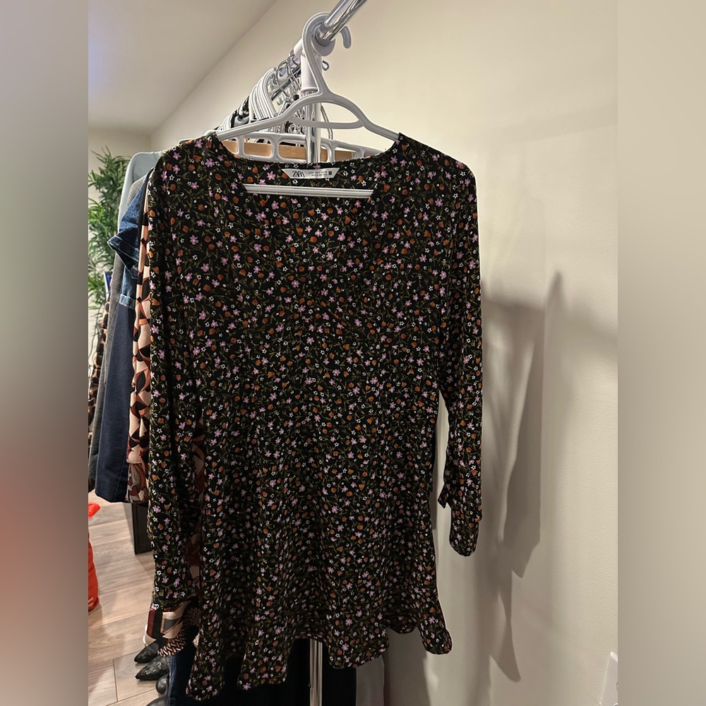 Zara mini flower dress